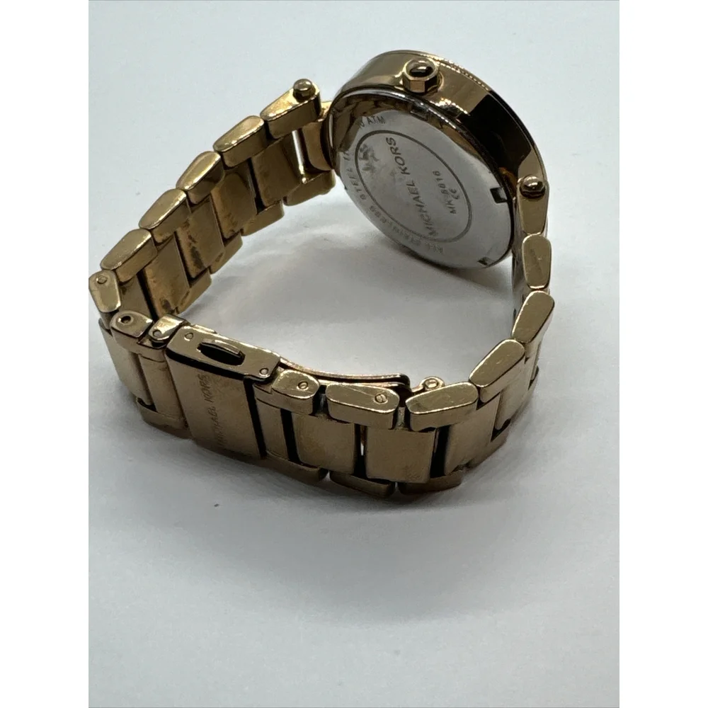 Michael Kors Mini Parker MK5616 Women Rose Gold Analog Dial Quartz Watch JNA833